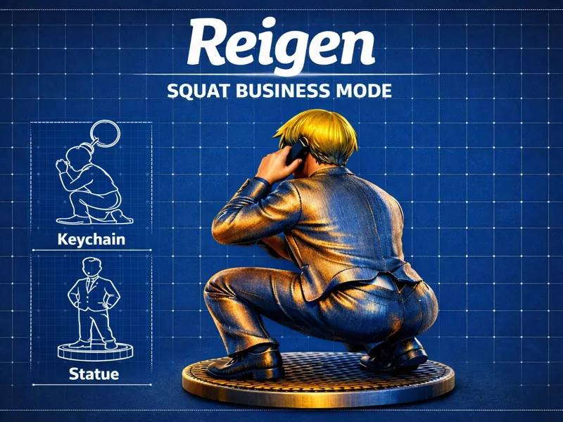 Reigen - Squat business mode_Mob psycho