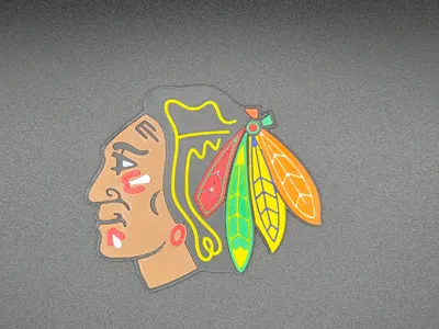 Blackhawks Logo - Wall Art, Magnet & Keychain