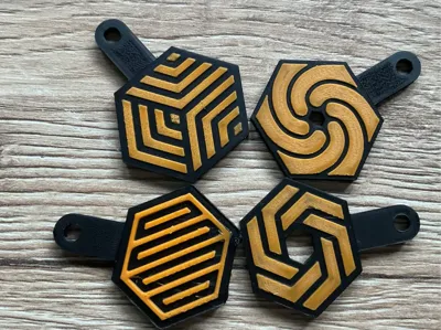 Keychain - Hexagon (no AMS)