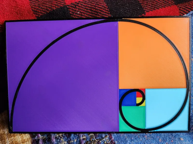 Fibonacci Sequence Wall Art