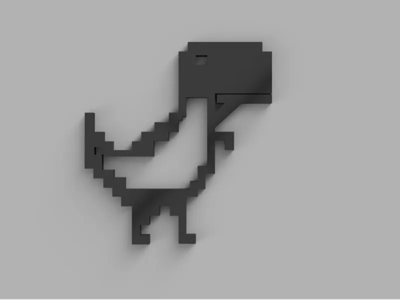 Crome Dino Clip