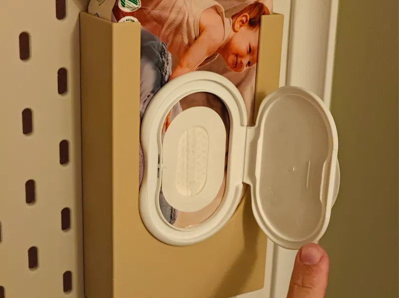 IKEA SKADIS wet wipes holder