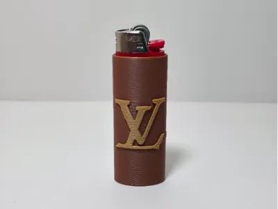 Luxury LV Louis Vuitton Bic Lighter Sleeve