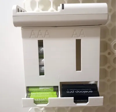 Battery dispenser lid / Charger holder