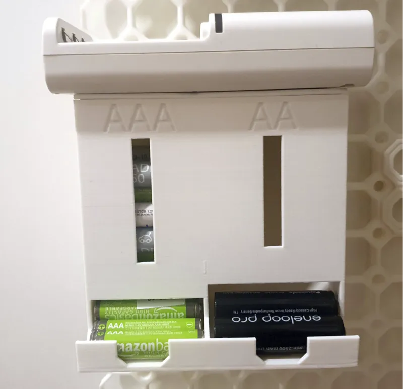 Battery dispenser lid / Charger holder