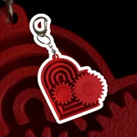 Keychain fidget multi color