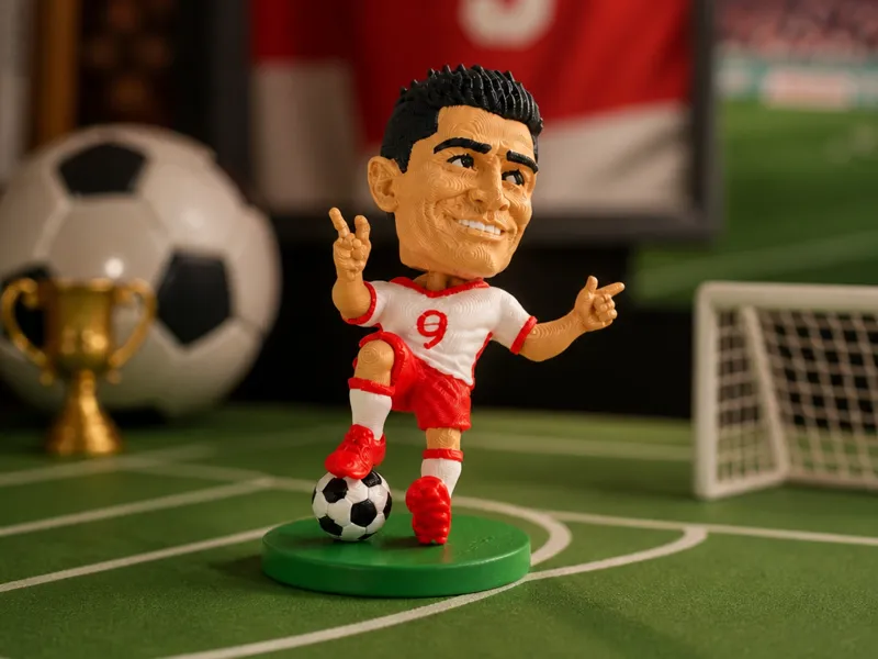 Robert Lewandowski Flexi Toy - Soccer Collectible