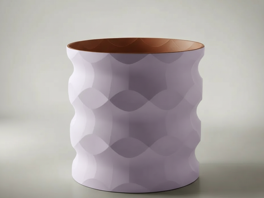Ellipse Pattern Planter –Vase Mode & Regular Print