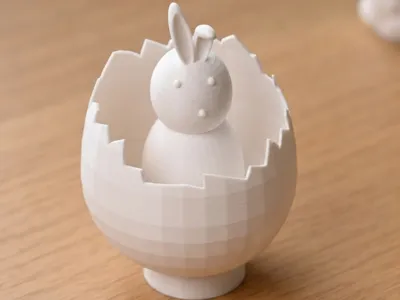 Easter egg with bunny!