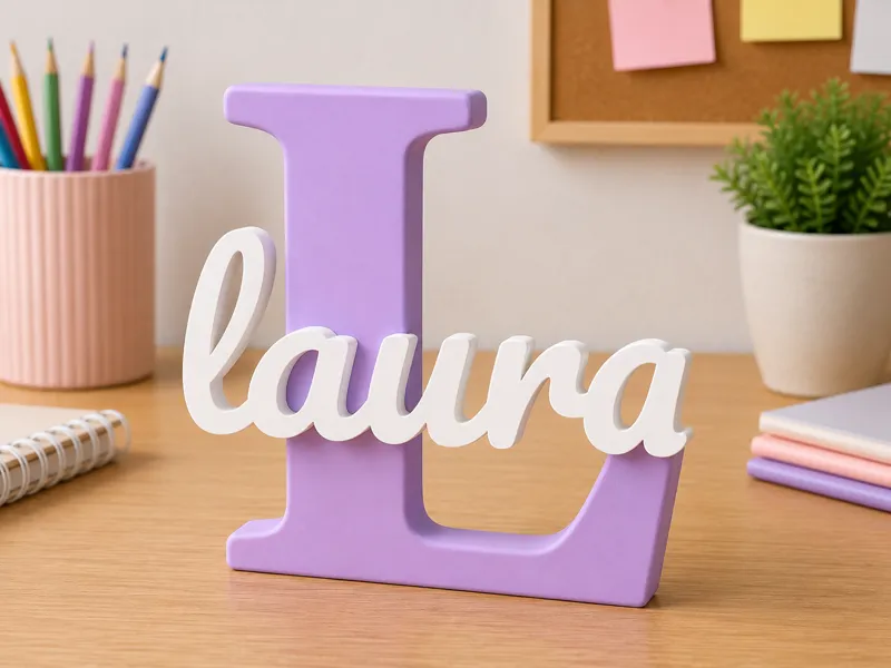 Nombre decorativo Laura NO AMS