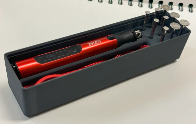 Gridfinity 1x4 Bin for DSPIAE ES-P Sander Pen