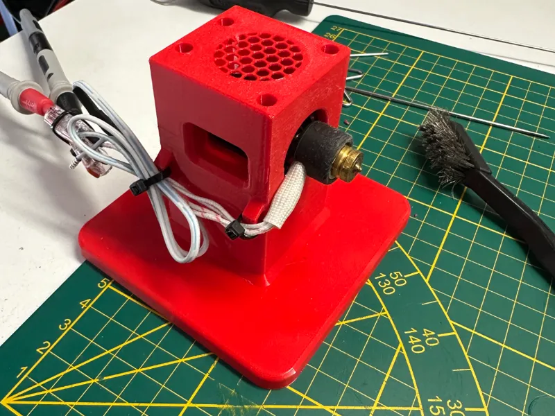 Hotend Cleaning Mount E3D Revo Six Nozzle