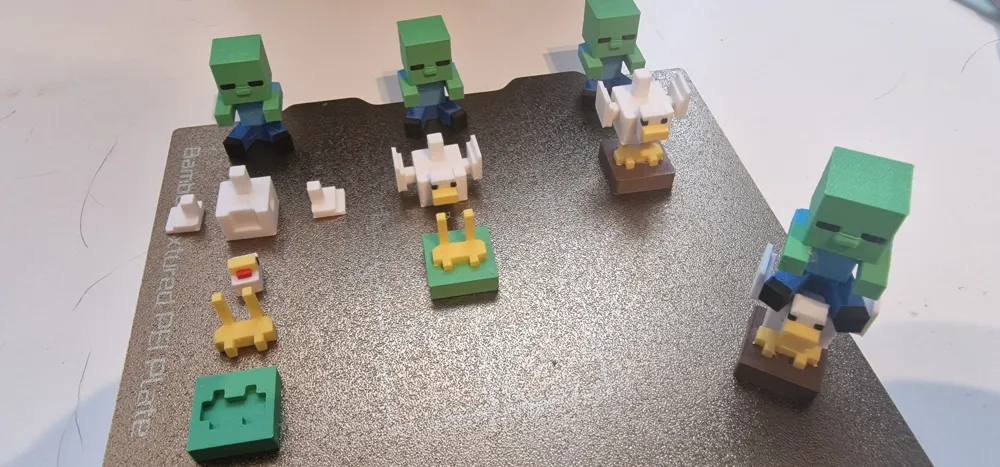 Minecraft Figure - Chicken Jockey (Chicken Rider) by Christian ...