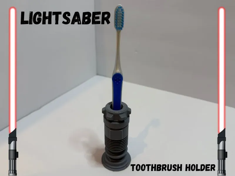 Lightsaber Toothbrush Holder