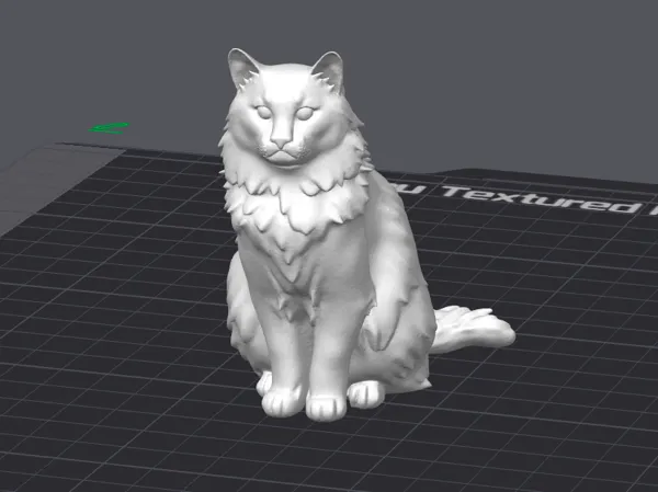 Figurine chat des forêts norvégiennes
