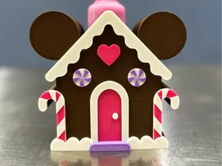 Mickey Gingerbread house Bath & Body Soap Holder