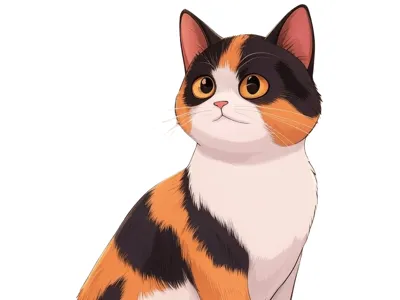 Calico Cat Hueforge