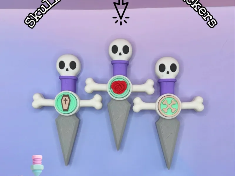 Skull Dagger Fidget Clicker