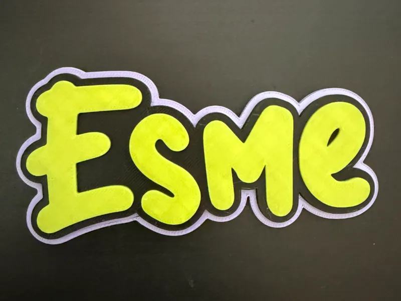 Esme Kids Name Plate Wall Decor