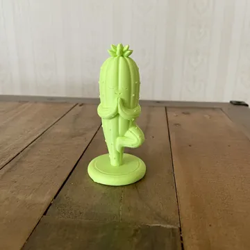 Letrero o emblema decorativo: Yoga Cactus — vista de referencia 3