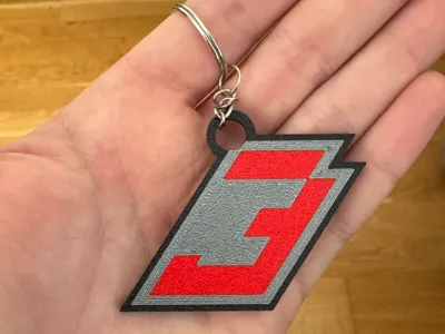 Max Verstappen #3 Keychain 2026 Season Edition