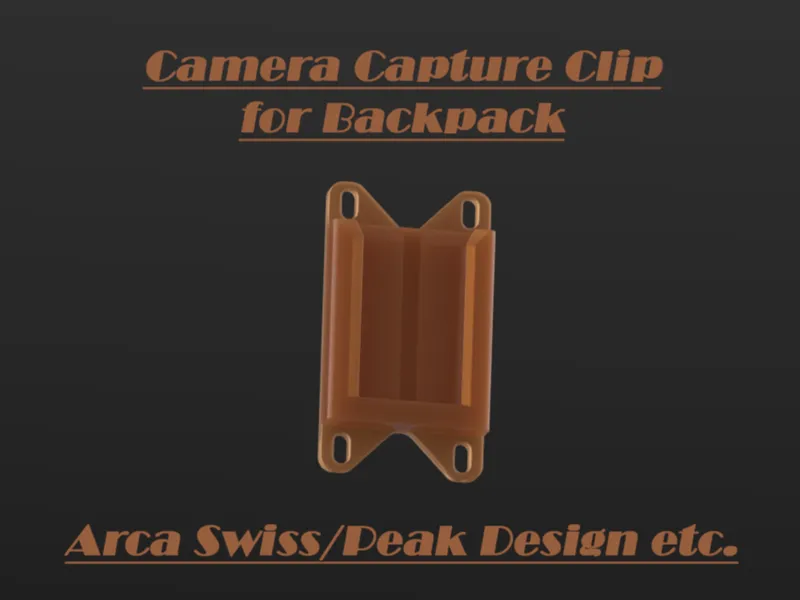Camera Travel Clip Swiss/Peak Design Backpack