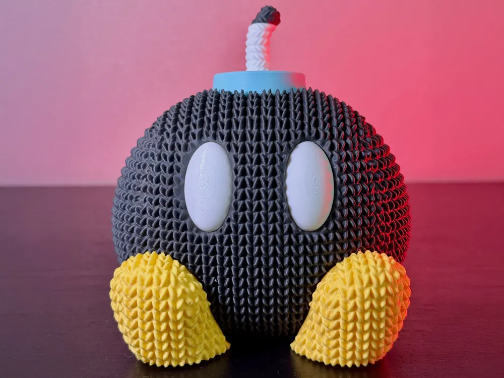 Cute Knitted Super Mario Bob-omb by McG3D Designs MakerWorld: Download ...