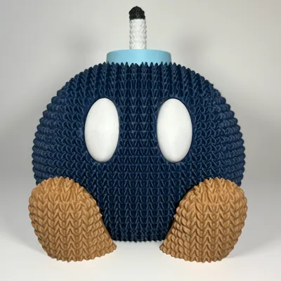 Cute Knitted Super Mario Bob-omb by McG3D Designs MakerWorld: Download ...