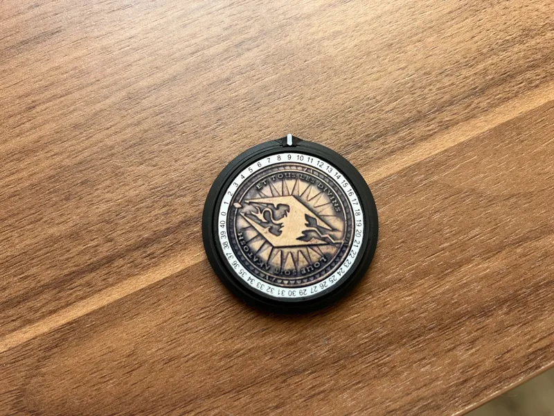 Compteur de Jeu Circulaire Personnalisable