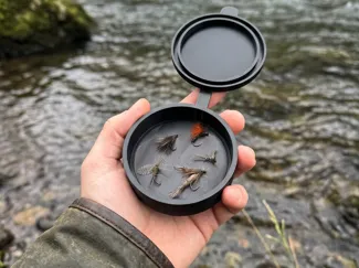 Magnetic fly puck