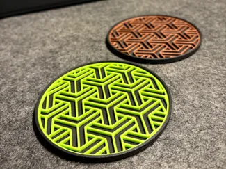 Cup coaster Y-shaped