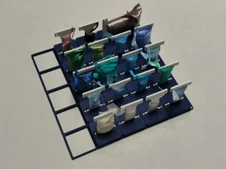 Sewing / embroidery bobbins for Gridfinity