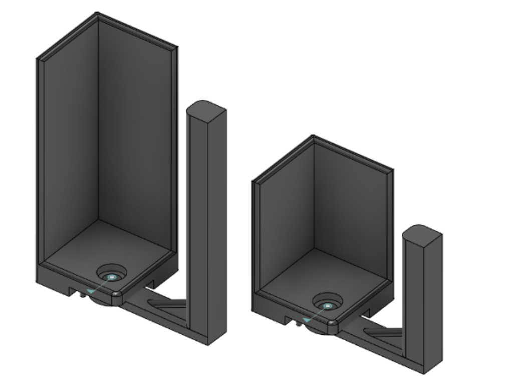 Miniatura 1 do modelo 3D Large & Small Plier Holders - Toolgrid