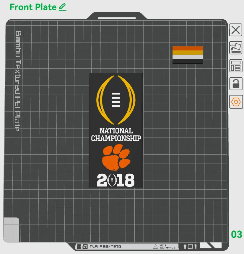 CLEMSON NATIONAL CHAMPIONSHIP 2018 ROSTER visual data 8