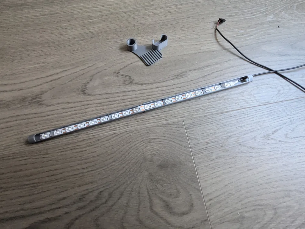 A1 long LED strip light support - Free 3D Print Model - MakerWorld