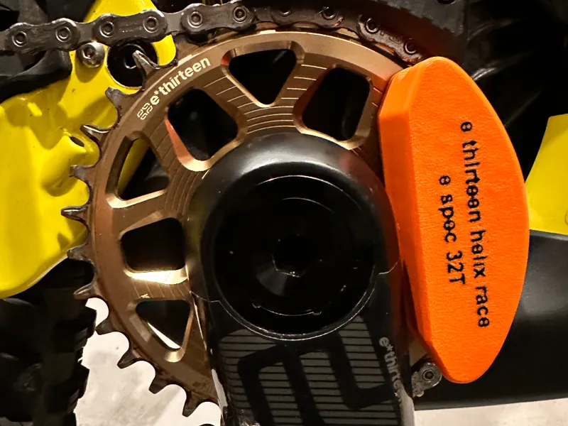 Bosch ebike chainring lock