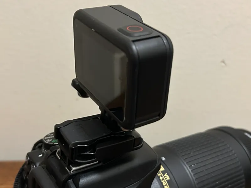 Support GOPRO connexion rapide Pour Reflex Nikon