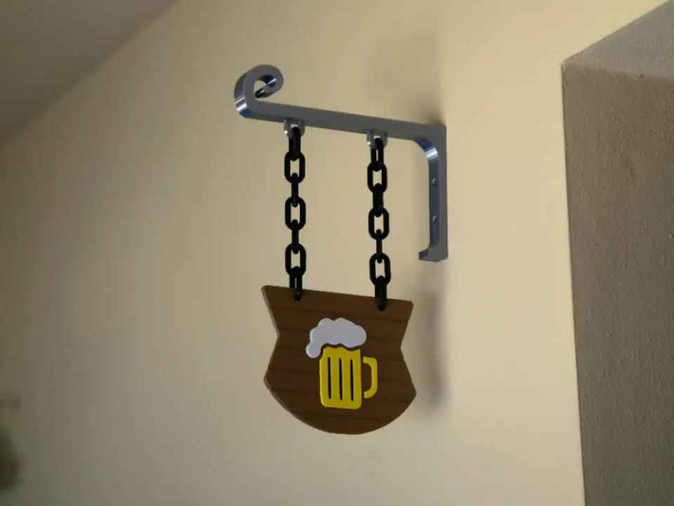 Enseigne de taverne chope de bière