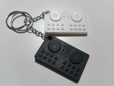 DJ Table Keychain