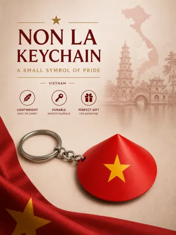 Llavero: Vietnamese Conical Hat Keychain — vista de referencia 2