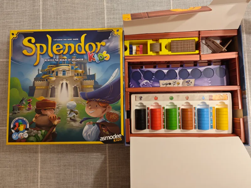 璀璨宝石儿童版桌游收纳Splendor Kids Board Game Inserts