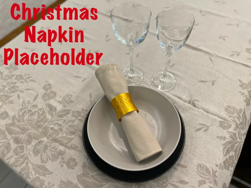 Christmas Napkin Placeholder