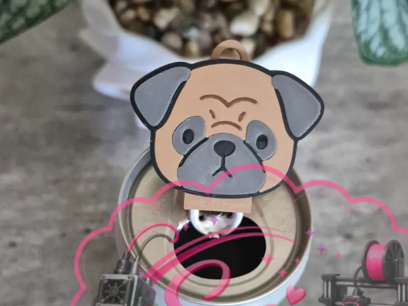 Pug Dog Can Tab Opener