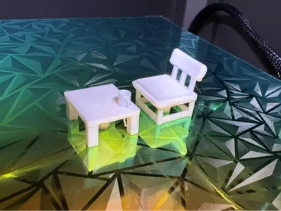 mini Chair and table Keycaps
