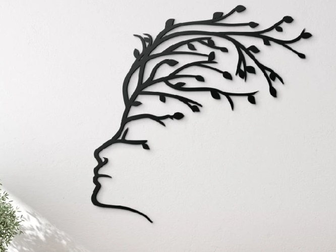 Face – Tree in the Wind 3D Wall Sticker