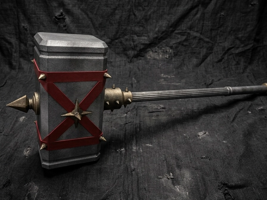 Shao Kahn's hammer - Realm Crusher (MK2 version)