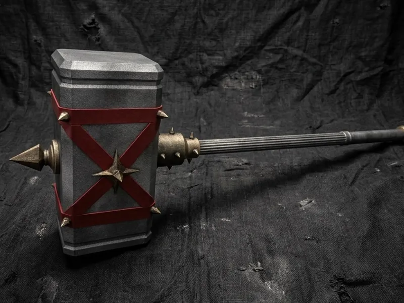 Shao Kahn's hammer - Realm Crusher (MK2 version)