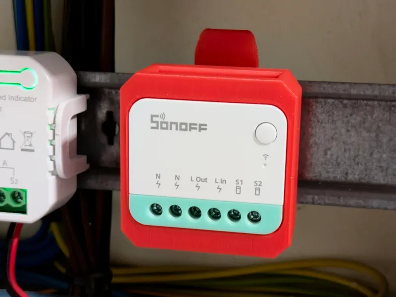 Sonoff Mini R4 DIN Rail Mount Remix