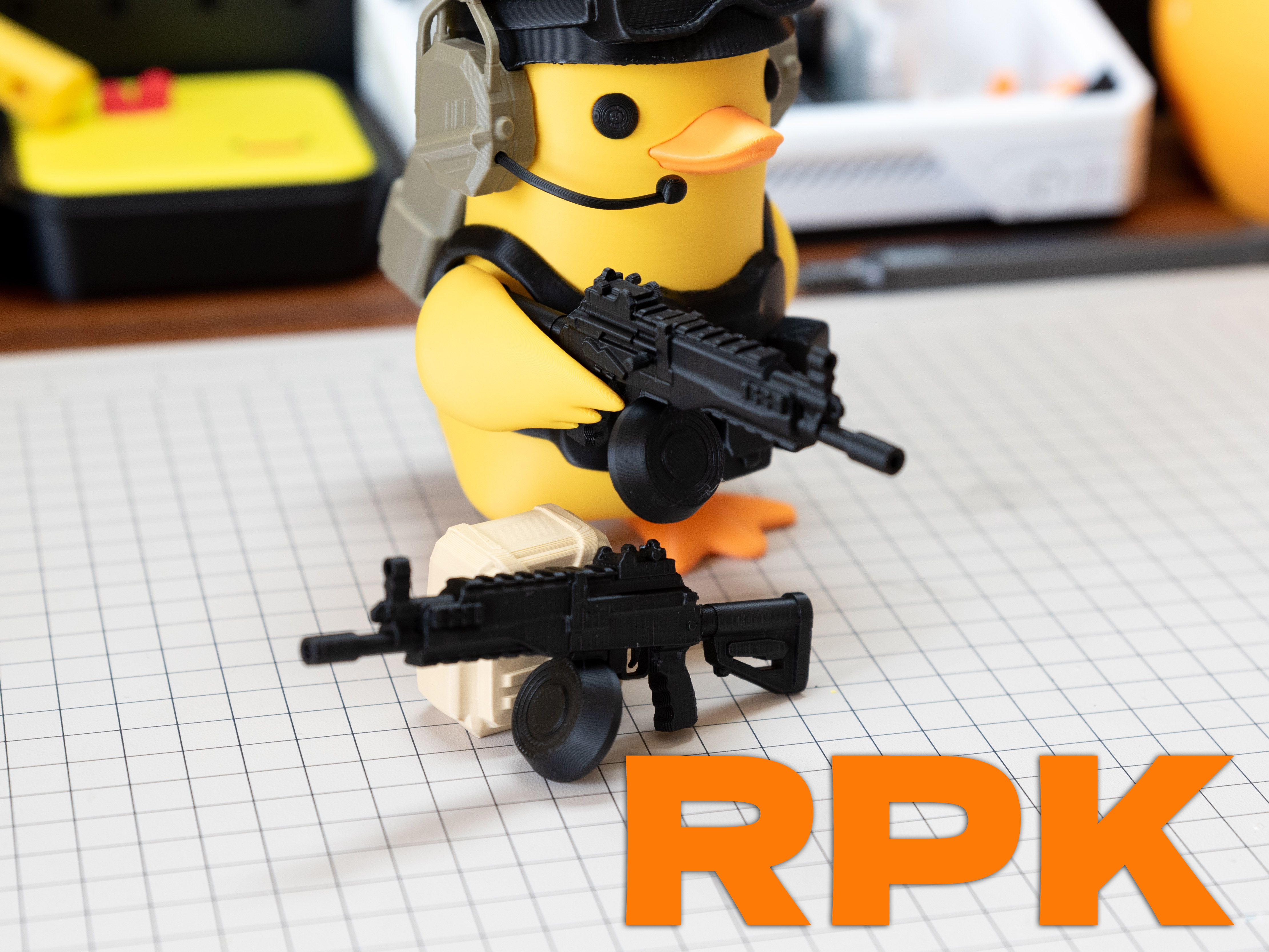 Miniatura 2 do modelo 3D 逃离鸭科夫：主角鸭（小黄鸭）