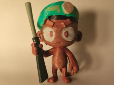 Sniper Monkey Figure